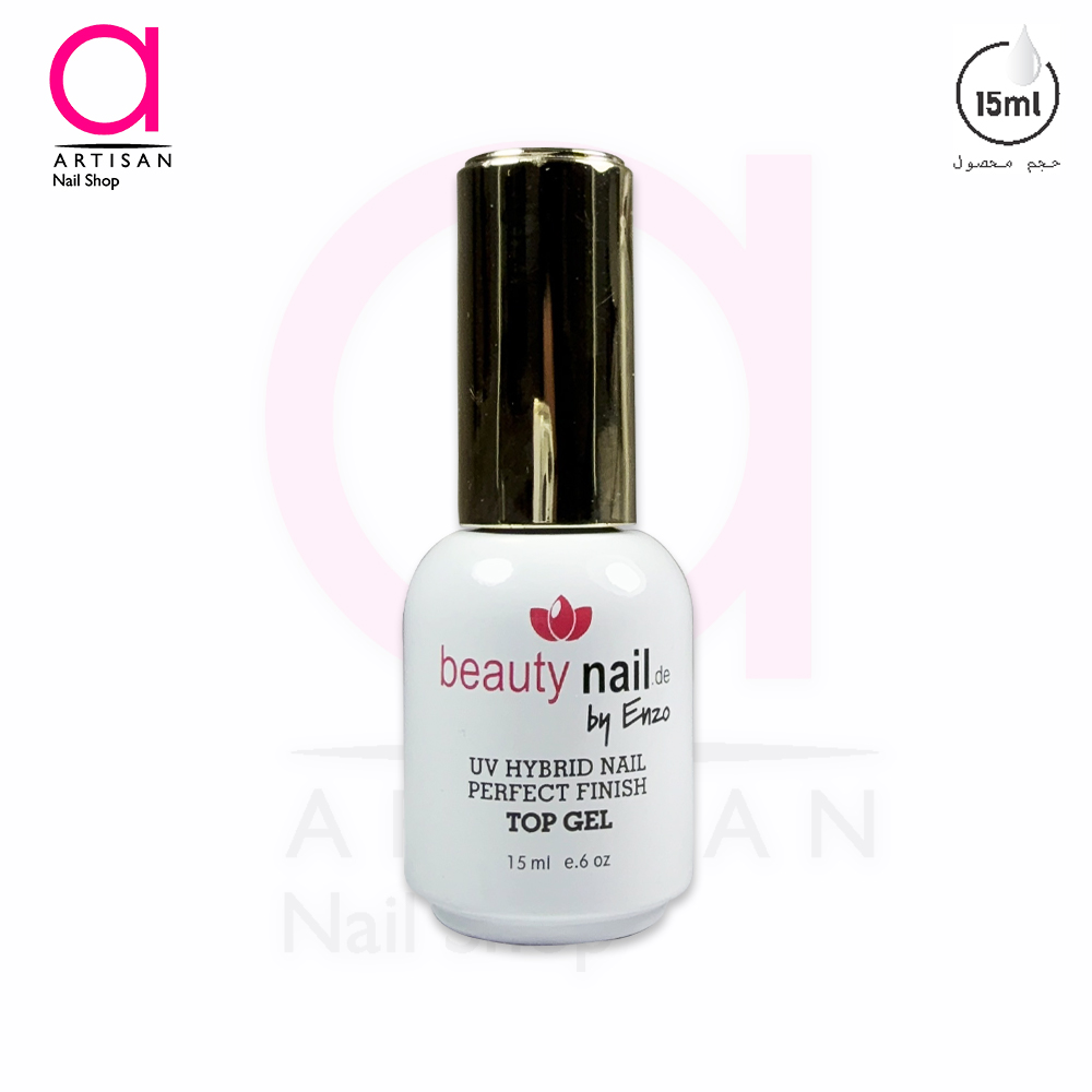 تصویر  تاپ ژل کاشت ناخن 15 میل  بیوتی نیل beauty nail
