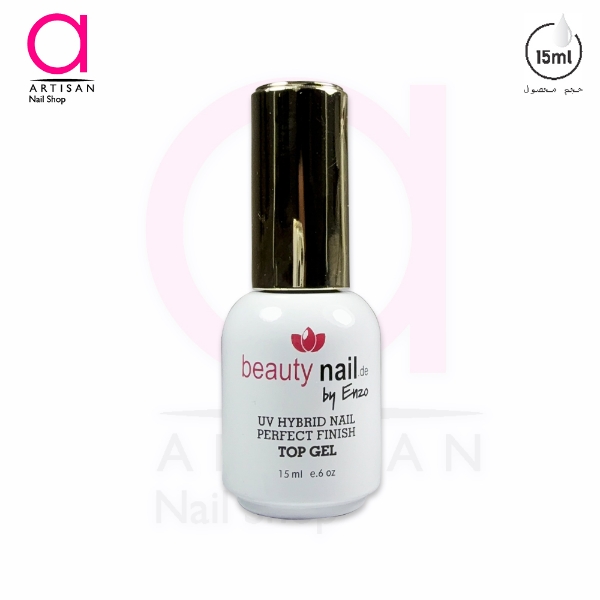 تصویر  تاپ ژل کاشت ناخن 15 میل  بیوتی نیل beauty nail