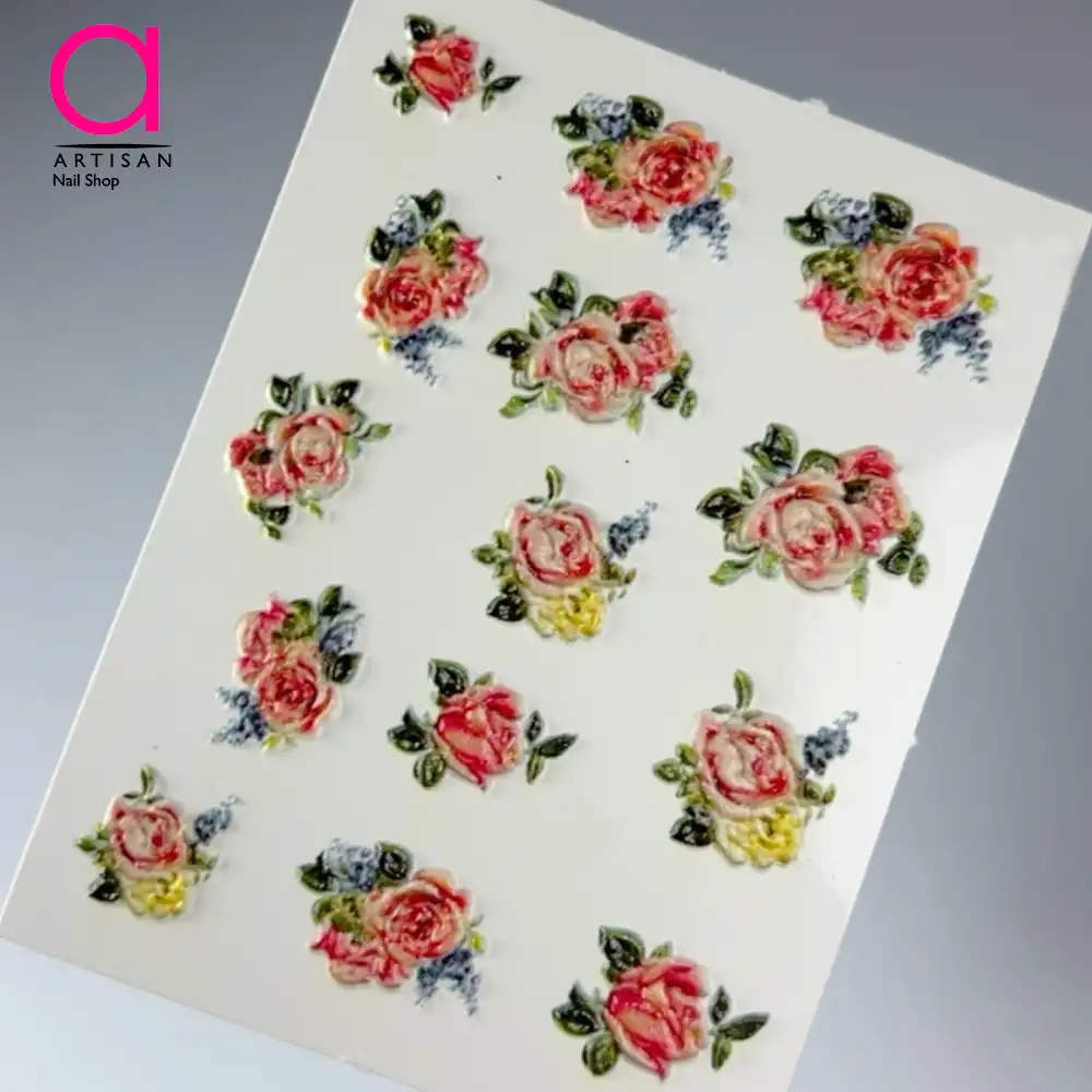 تصویر  لنز (اسلایدر روسی برجسته) کاشت ناخن کد 23