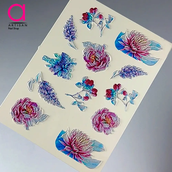 تصویر  لنز (اسلایدر روسی برجسته) کاشت ناخن کد 31