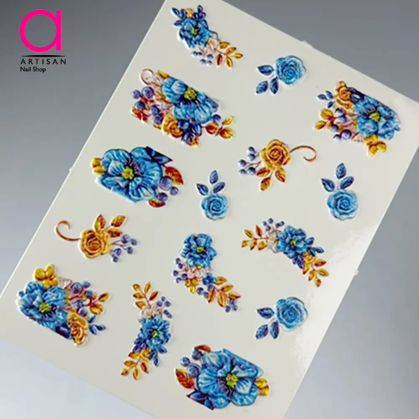 تصویر  لنز (اسلایدر روسی برجسته) کاشت ناخن کد 32