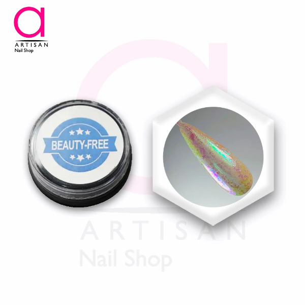 تصویر  پودر شاتر کروم کاشت ناخن کد 33 بیوتی فری Beauty Free