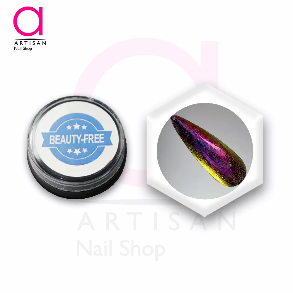 تصویر  پودر شاتر کروم کاشت ناخن کد 36 بیوتی فری Beauty Free