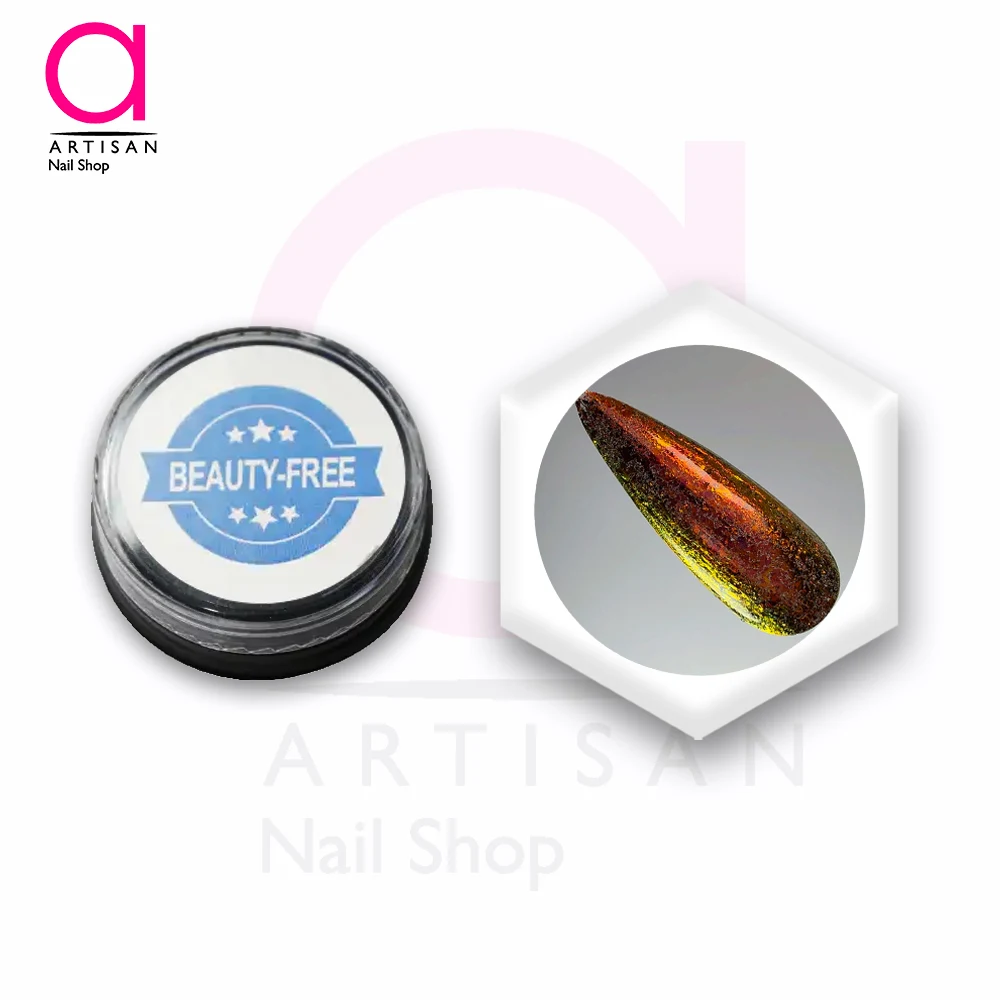 تصویر  پودر شاتر کروم کاشت ناخن کد 35 بیوتی فری Beauty Free