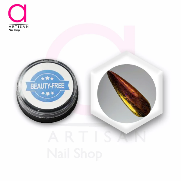 تصویر  پودر شاتر کروم کاشت ناخن کد 37 بیوتی فری Beauty Free