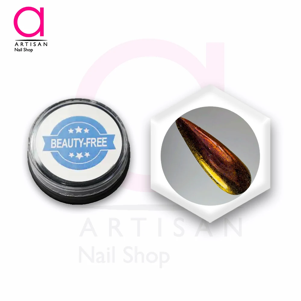 تصویر  پودر شاتر کروم کاشت ناخن کد 46 بیوتی فری Beauty Free