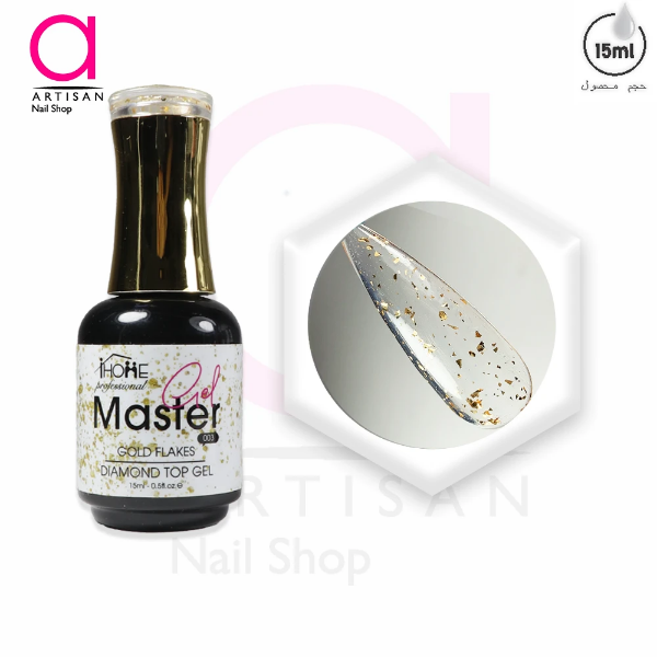 تصویر  تاپ ژل فویل کاشت ناخن مستر ژل Master Gel