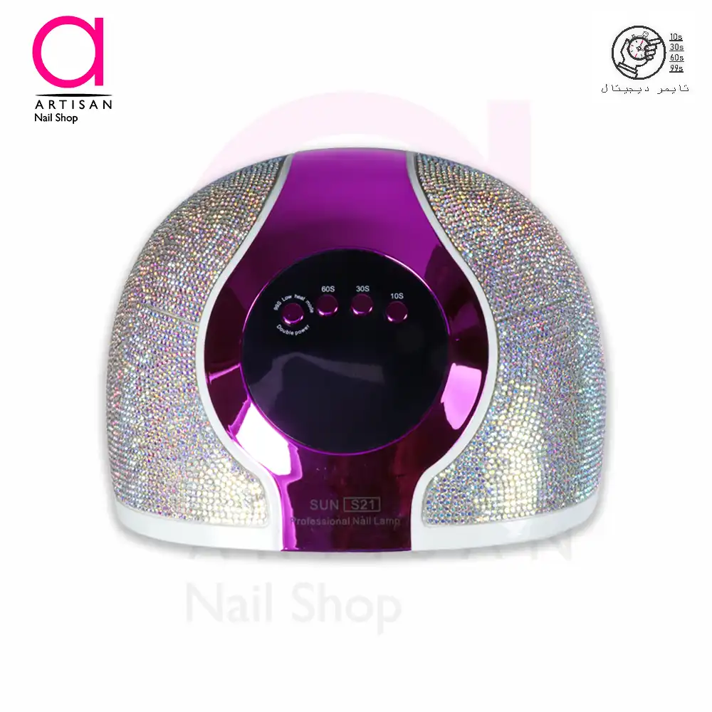 تصویر  دستگاه یووی ال ای دی (LED-UV) کاشت ناخن سان مدل SUN S21